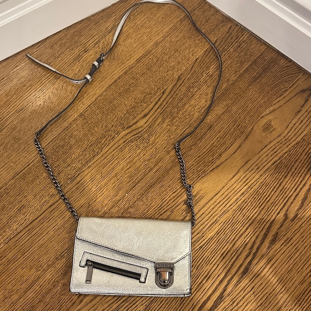 Rebecca Minkoff Silver Crossbody Bag